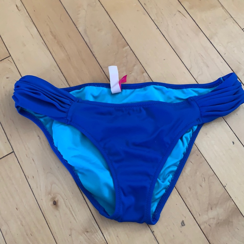 Cobalt blue swim bottoms size Small Victoria’s Secret